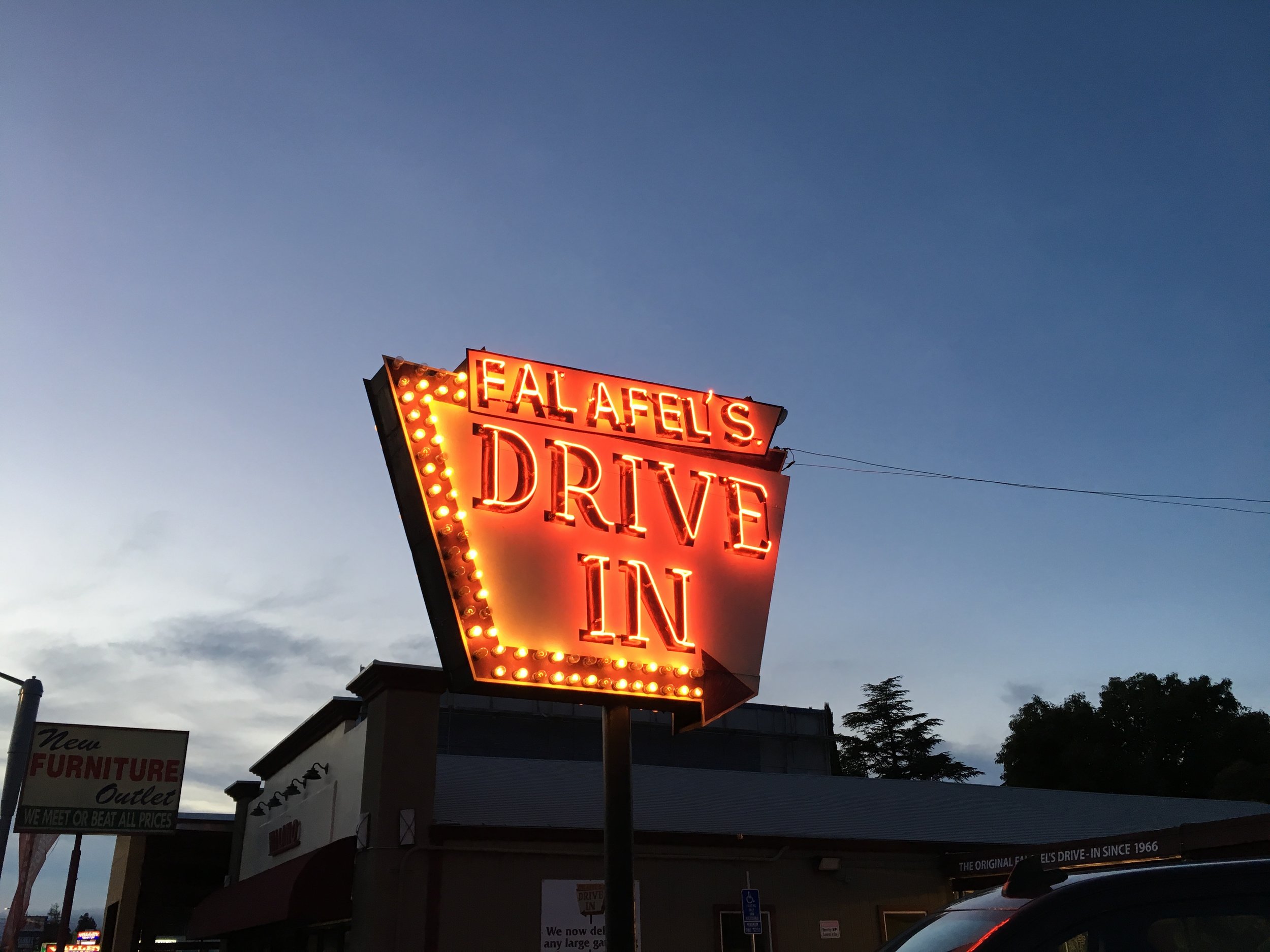 Falafel’s Drive-In: A San Jose Staple for Middle Eastern Delights and Classic Vibes