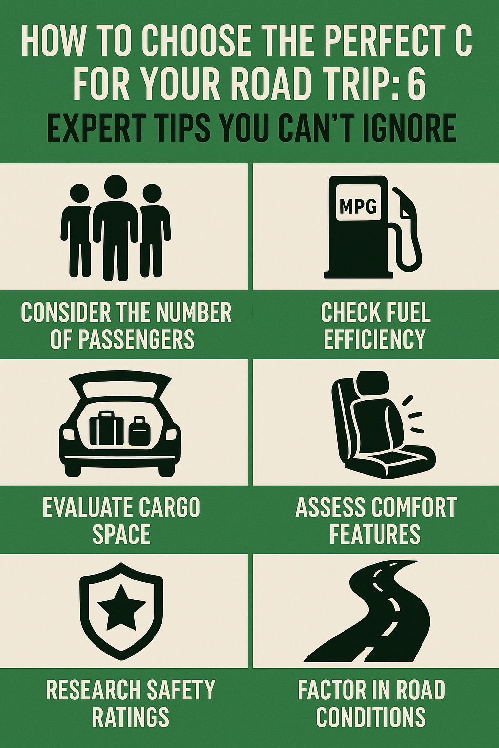 How to Choose the Perfect Car for Your Road Trip: 6 Expert Tips You Can’t Ignore