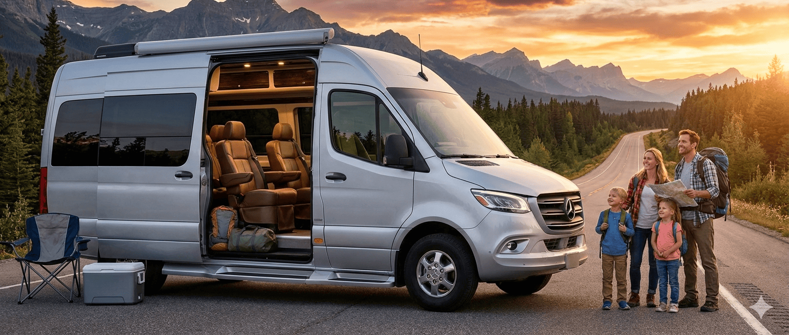 Why a Sprinter Van Rental Is the Best Choice for Family Road Trips