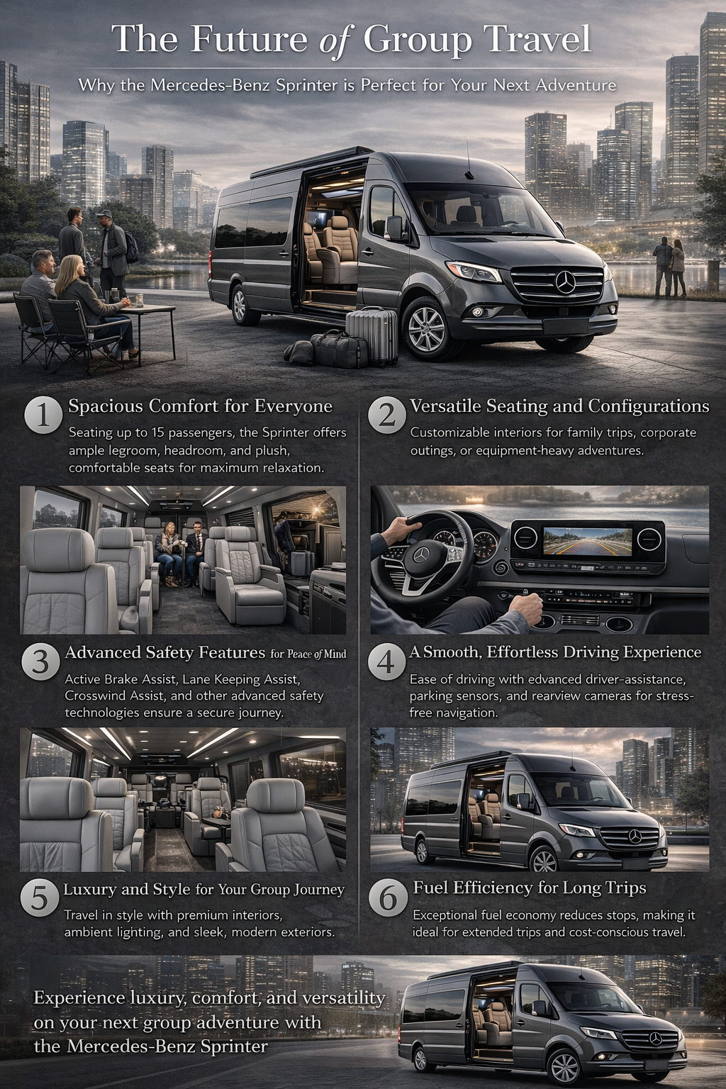 Exploring the Benefits of Mercedes-Benz Sprinter Rentals for Group Adventures