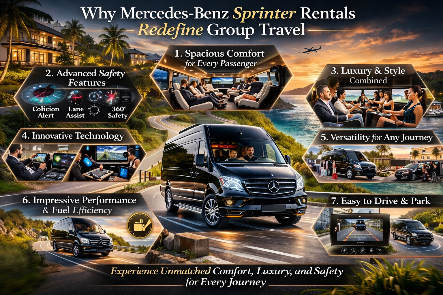 Why Mercedes-Benz Van Rentals Redefine Group Travel