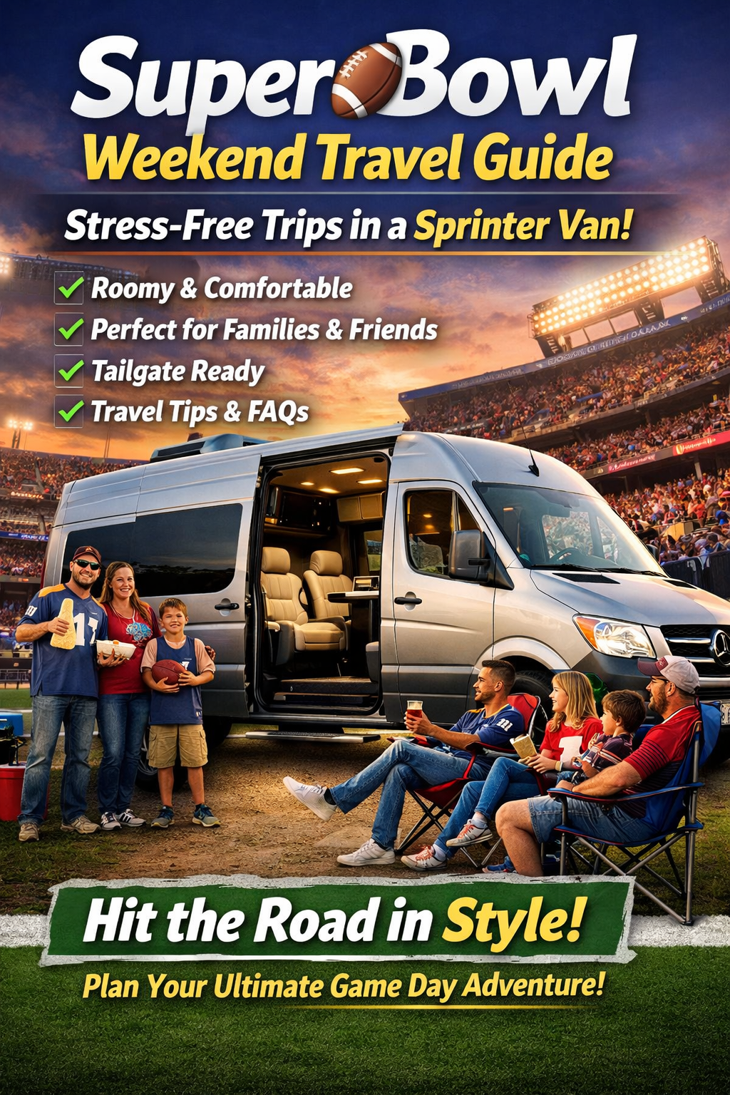 Make Your Super Bowl Trip Unforgettable with Mercedes sprinter