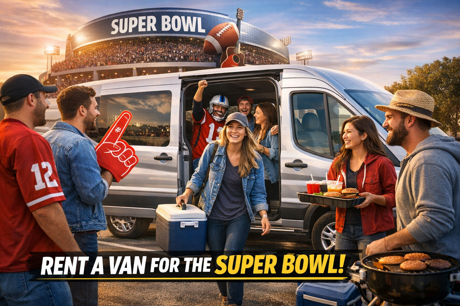 Why Renting a Van Is the Smartest Way to Travel for the Super Bowl