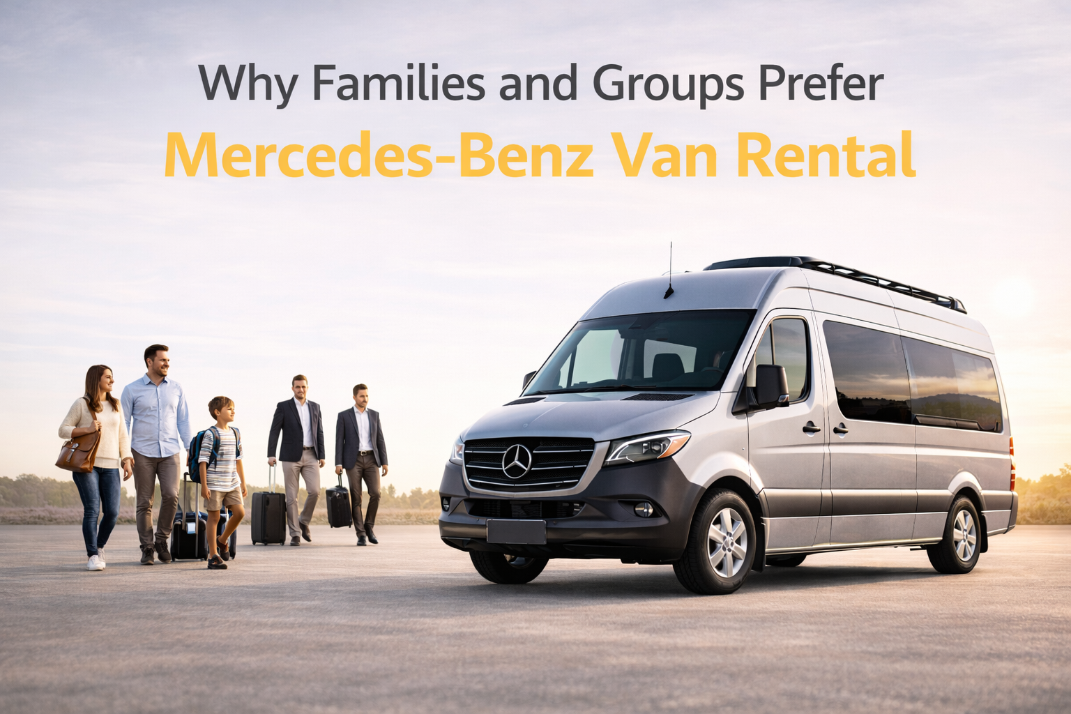 Why Families and Groups Prefer Mercedes-Benz Van Rental