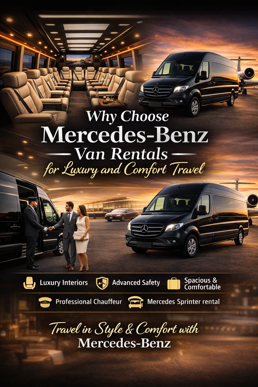 Why Choose Mercedes-Benz Van Rentals for Luxury and Comfort Travel