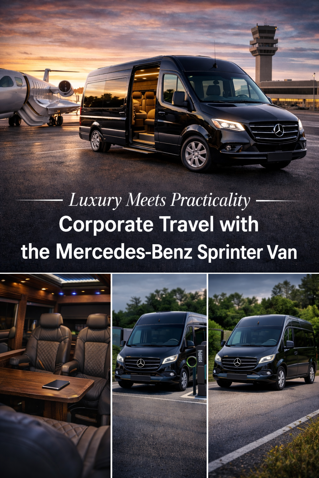 Luxury Meets Practicality: Corporate Travel with the Mercedes-Benz Sprinter Van