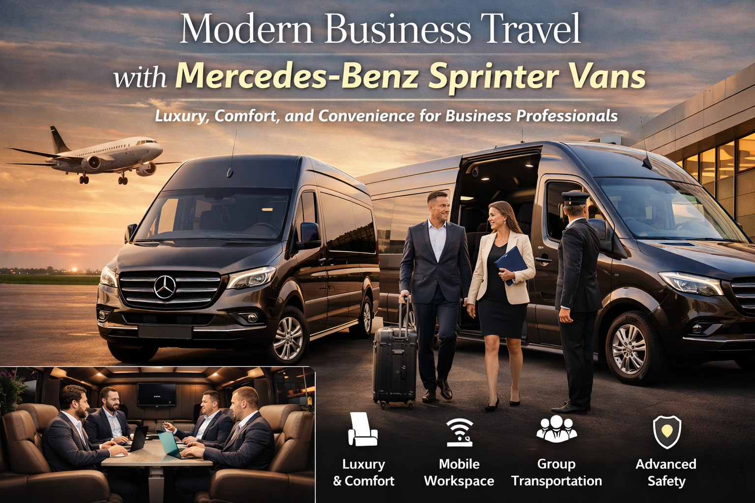 Modern Business Travel Powered by Mercedes-Benz Sprinter Vans