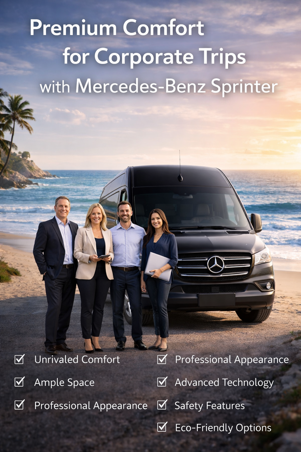Premium Comfort for Corporate Trips with Mercedes-Benz Sprinter