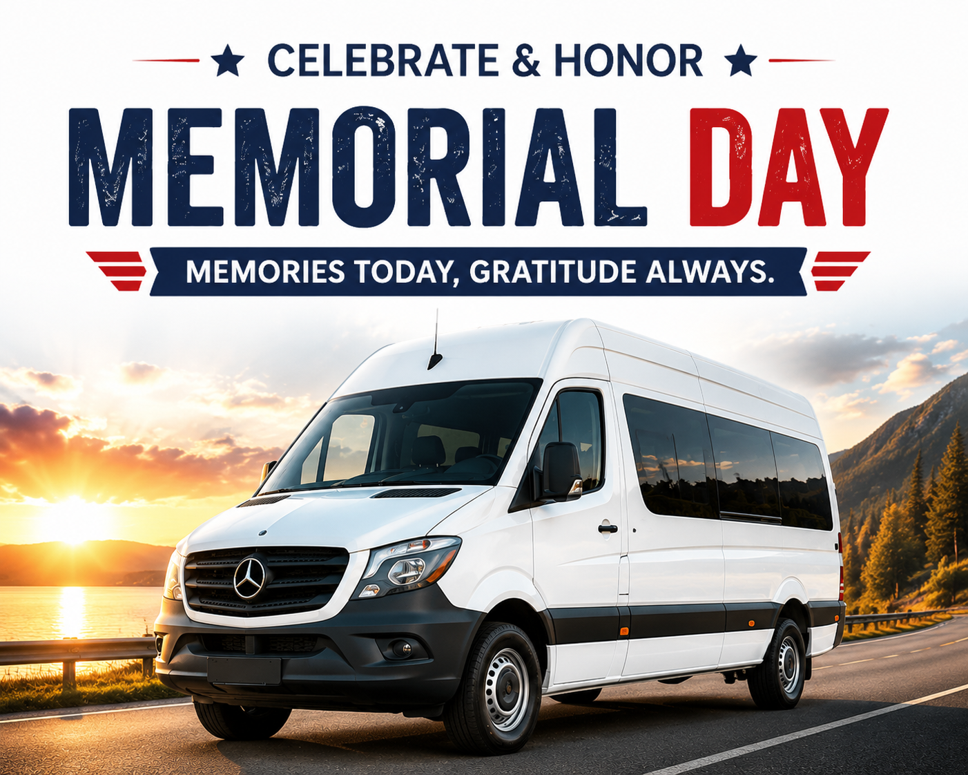Celebrate Memorial Day with a Memorable Family Road Trip in a Mercedes Sprinter Van