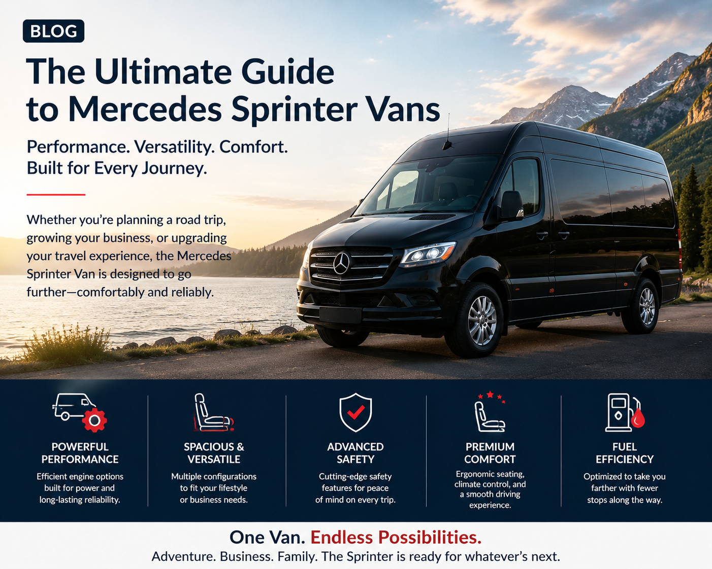 Explore the Open Road in Style: The Ultimate Sprinter Van Experience