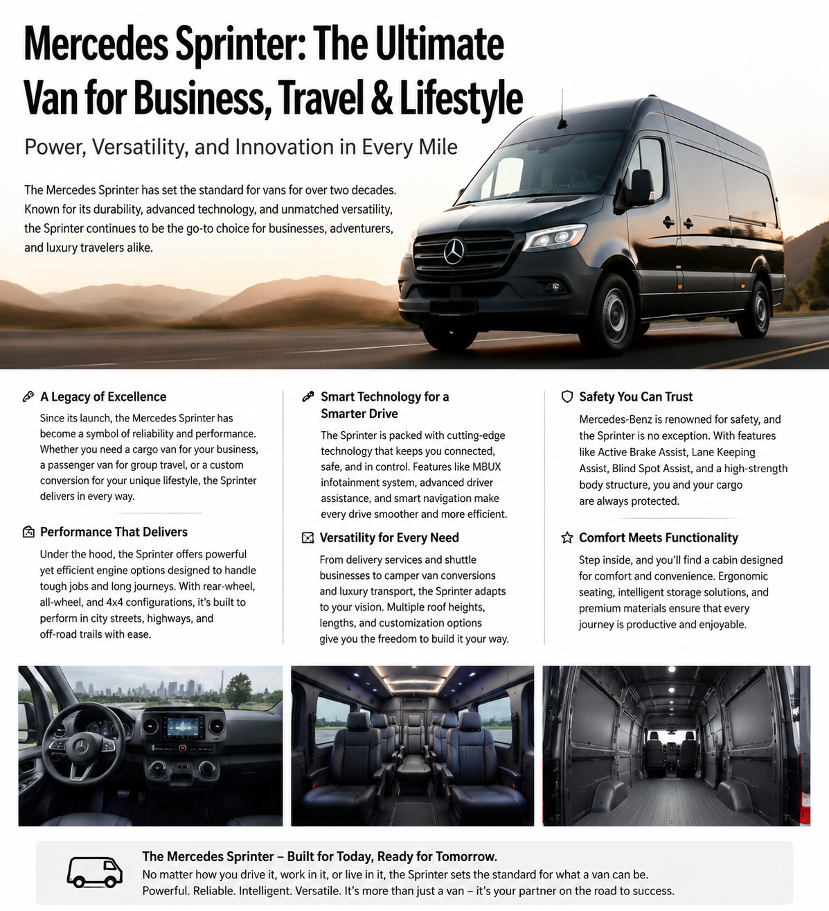 Explore the San Jose Museum of Art in Style with a Mercedes Sprinter
