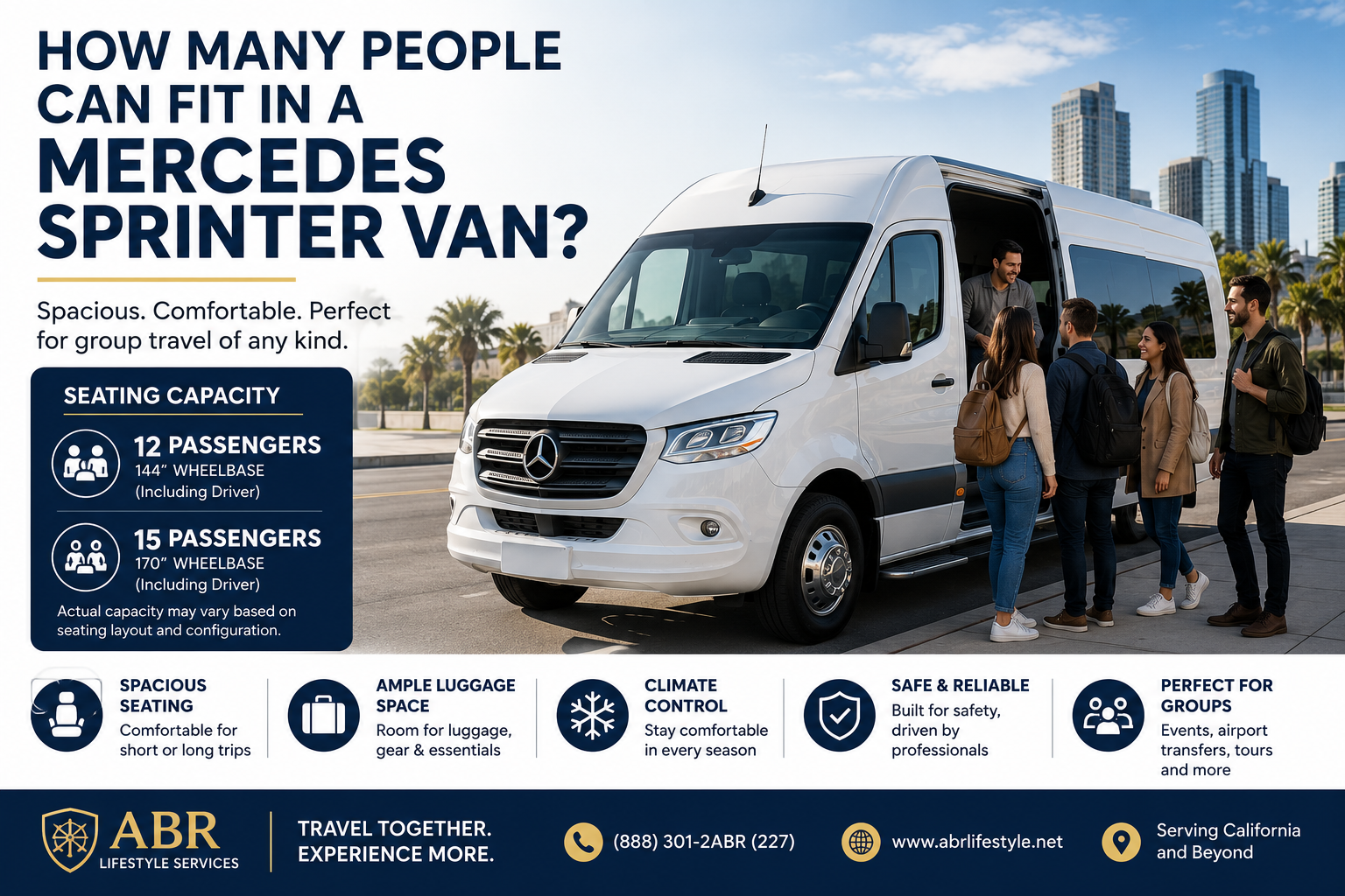 How Many People Can Fit in a Mercedes Sprinter Van?