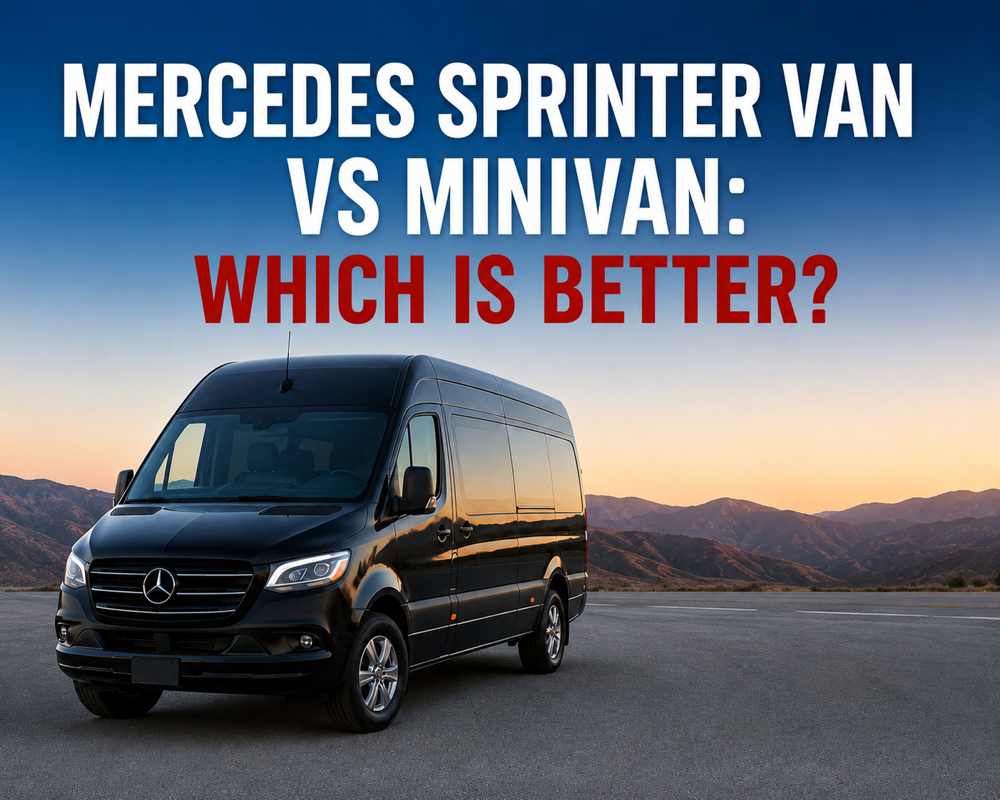 Mercedes Sprinter Van vs Minivan: Which Is Better?