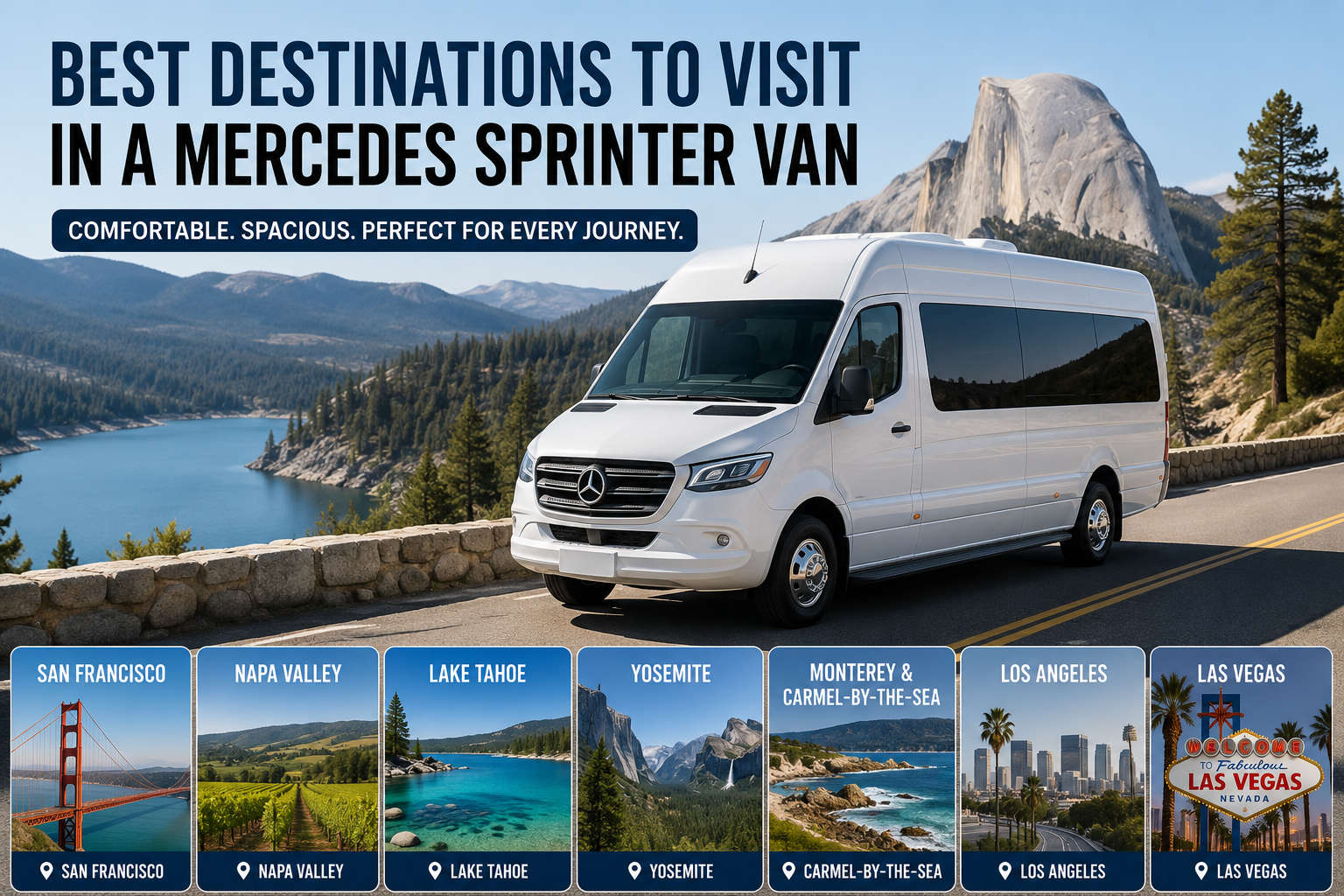 Best Destinations to Visit in a Mercedes Sprinter Van