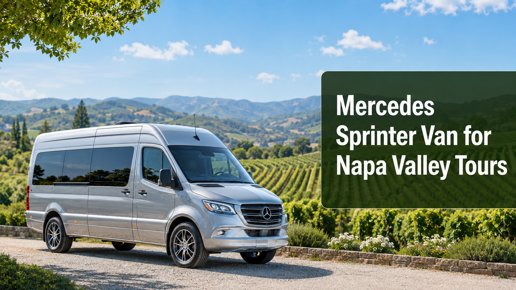 Mercedes Sprinter Van for Napa Valley Tours