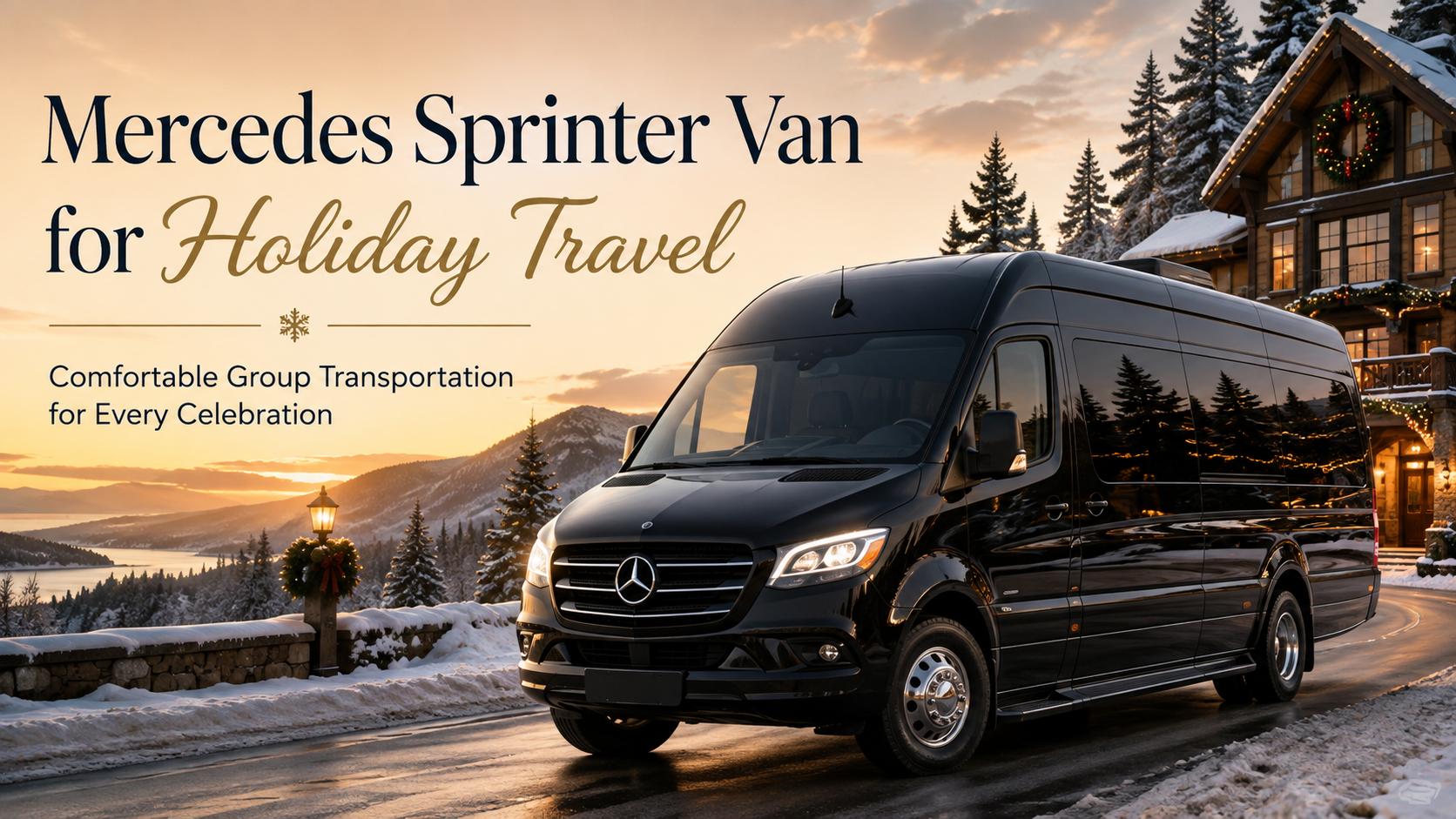 Mercedes Sprinter Van for Holiday Travel: Comfortable Group Transportation for Every Celebration