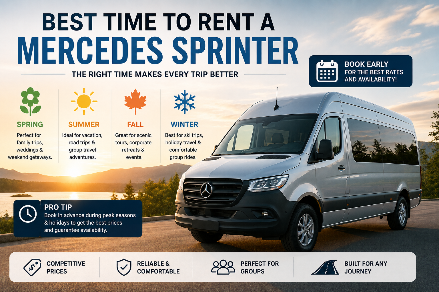 Best Time to Rent a Mercedes Sprinter