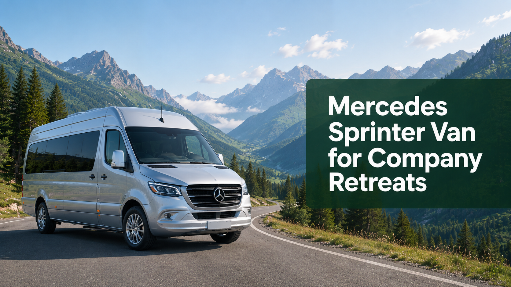 Mercedes Sprinter Van for Company Retreats