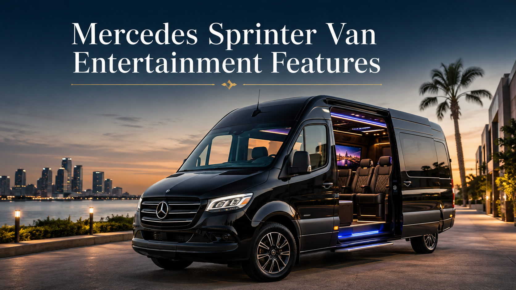 Mercedes Sprinter Van Entertainment Features: Make Every Journey More Enjoyable