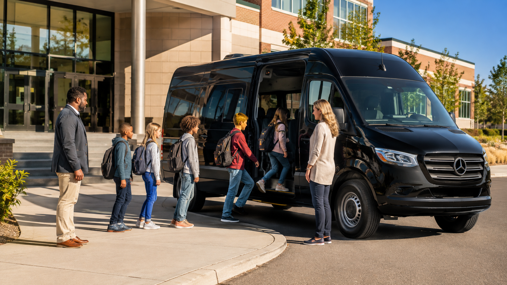 Mercedes Sprinter Van for School Trips: Safe, Spacious, and Comfortable Transportation